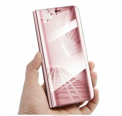 Für Samsung Galaxy A55 5G - Mirror Case Hülle CLEAR VIEW Spiegel Handy Tasche