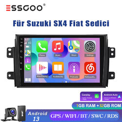 DAB Für Suzuki SX4 2006-2013 32G Apple Carplay Autoradio KAM Android 13 GPS Navi