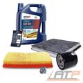 INSPEKTIONSPAKET FILTERSATZ SET A+5L EUROLUB 5W-30 FÜR OPEL MERIVA 1.6 1.8 03-10