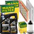 MANN INSPEKTIONSPAKET+5L MANNOL 5W-30 MOTORÖL passend für OPEL ZAFIRA C 2.0 CDTI