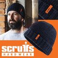 Scruffs Trade Beanie schnell trocknende Strickmütze weiches Vliesfutter - marineblauschwarz