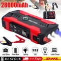 28000mAh Auto KFZ Starthilfe Jump Starter 12V Ladegerät Booster PKW Power Bank