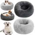 60/70CM Plüsch Hundebett Katzenbett Hundekissen Hundekorb Schlafplatz Rund Donut