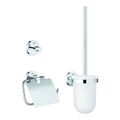 Grohe Essentials Bad WC Set 3in1 WC-Papierhalter Bürstengarnitur Haken 40407001