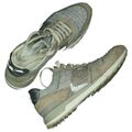 Geox Amphibiox Damen Schuhe Sneaker Freizeit Gr 41 Beige bequem Leder Stoff Mix.