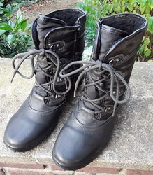 Gabor Gr.41/7 Warm comfort Schuhe stiefel schwarz gefüttert NEUw. Wasserdicht 