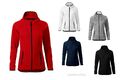 Hochwertige Stretch Fleece Jacke Kapuze Kinnschutz Damen extradry Freizeit Sport