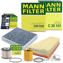 MANN-FILTER INSPEKTIONSPAKET FILTERSATZ SET B FÜR FORD MONDEO 4 2.0 TDCi 12-14# # # INKL. ÖLABLASS-SCHRAUBE MIT DICHTRING # # #