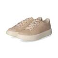 Paul Green Schuhe Low Sneaker Beige Leder Markendetails Wechselfußbett