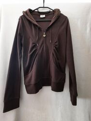 Sweatshirtjacke mit Kapuze, Gr..40