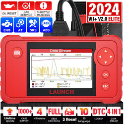 Launch CRP123 V2.0 VII+ KFZ Diagnosegerät Auto OBD2 Scanner Fehler Auslesegerät