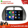 9'' Autoradio Für Toyota RAV4 2001-2006 Android 14 GPS Navi IPS 6G+128G Carplay