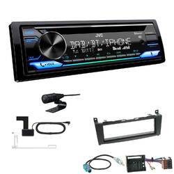 JVC KD-DB922BT Autoradio DAB+ Bluetooth für Mercedes-Benz C-Klasse 2007-2011