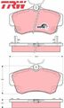 TRW GDB4118 Bremsbelagsatz für Scheibenbremse Bremsbelagsatz Bremsbeläge 