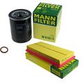 MANN-FILTER Inspektionspaket Filterset für Fiat Grande Punto 1.4 16V Doblo