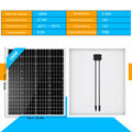 Solarmodul Monokristallin 100 W 12V Solarpanel Photovoltaik TÜV Zertifikat IP65