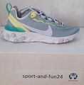 Nike WMNS React Element 55 " Ocean Cube" BQ2728-301 Grün Gr. 36,5