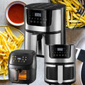 6L- 8L Heissluftfritteuse Air fryer Backofen Heißluft Fritteuse 8-Modi 80-200℃