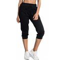 Jogginghose Damen 3/4 Sporthosen Capri Hosen Bermuda Kurze Hose Jogginghosen