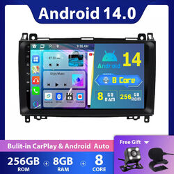 ★8G+256G★CarPlay Autoradio Für Mercedes Benz W447 W639 W169 W245 Android 14 GPS 