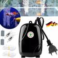 Sauerstoffpumpe Belüfter Teich Aquarium Oxygen Luftpumpe Membranpumpe Pumpe Set