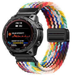 Für Garmin Fenix 7 7X 6 6X Epix Pro 5 5X Plus 3 HR Quick Fit Nylon Sport Armband