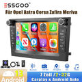 2+32G Autoradio Android13 Carplay GPS Nav Für Opel Astra Corsa Zafira Meriva DAB