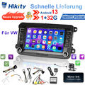 1+32GB Android 13 Autoradio Navi GPS für VW GOLF 5 6 Plus Passat Touran Polo EOS