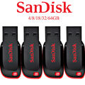 SanDisk USB stick 16GB 32GB 64GB Memory Drive Flash SDCZ50 Cruzer Blade neu
