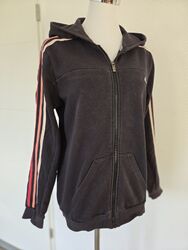 Adidas Sweatshirtjacke, Gr. 38-40, schwarz