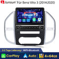 4+64G Carplay SWC 10.1”Android13 Autoradio Für Benz Vito W447 GPS Nav BT 4G WIFI