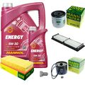 MANN Inspektionspaket 6 L MANNOL Energy 5W-30 für Volvo 460 464 1.9 Turbo D