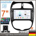 CarPlay 7" Autoradio Für PEUGEOT 206 206CC 206SW 2000-2008 Android13 GPS NAVI BT