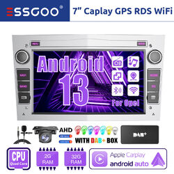 DAB+ Android 13 Carplay Autoradio GPS NAV 2+32G KAM Für Opel Astra Corsa Vivaro