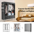 Kleiderschrank 173cm Faltschrank Stoffschrank Garderob Schrank Mit 3 Schubladen