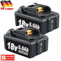 2X 8,0AH Ersatz Akku Für Makita BL1860B 18V LXT Li-ion BL1850B BL1830 BL1840 LED