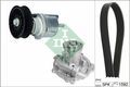 Schaeffler INA 529 0161 31 Wasserpumpe + Keilrippenriemensatz für AUDI VW