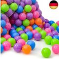 LittleTom 100 Bällebadbälle 6 cm Bunte Bällebad Bälle Spielbälle Babybälle Paste