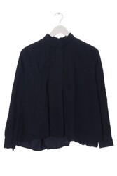 UNIQLO Langarm-Bluse Damen Gr. DE 36 dunkelblau Casual-Look