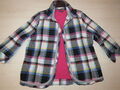 Alessa W. Modische Karo-Bluse/Blusenjacke,3/4 Arm, schwarz/bunt, Gr.40,neuwertg.