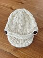 Bula Winter Mütze Strickmütze Wolle Beanie Elfenbein Vintage Warm Herbst w. Neu!