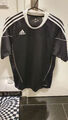 Adidas T-Shirt Schwarz/Weiß Gr. L