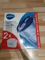 BRITA Marella XL Wasserfilter-Kanne -3,5L, Blau, Inkl. 2 Maxtra Wasserfilter