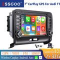 Carplay 2+32G Für Audi TT MK2 8J 2006-2014 Autoradio Android 13 GPS Navi RDS KAM