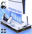 PS5 Standfuß für PS5/PS5 Slim&Disc/Digital Edition,PS5 Controller Ladestation
