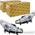 2x TYC H7/H1 SCHEINWERFER LINKS+RECHTS MIT LWR+MOTOR für PEUGEOT 207/207+ 06-13