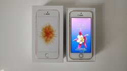 Apple iPhone SE, Gold, 64GB, Model A1723 (Ohne Simlock).