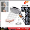 5 Modi Duschkopf Handbrause Regenbrause Duschbrause Bad Wasserspar Filtration