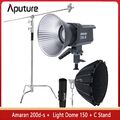 Amaran 200d S 200W 5600K Tageslicht LED-Videolicht + Light Dome 150+ C-Stativ