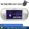 Kam 2+64G Carplay 7"Android 13 Autoradio Für Fiat 500 2007-2015 GPS Navi WIFI BT